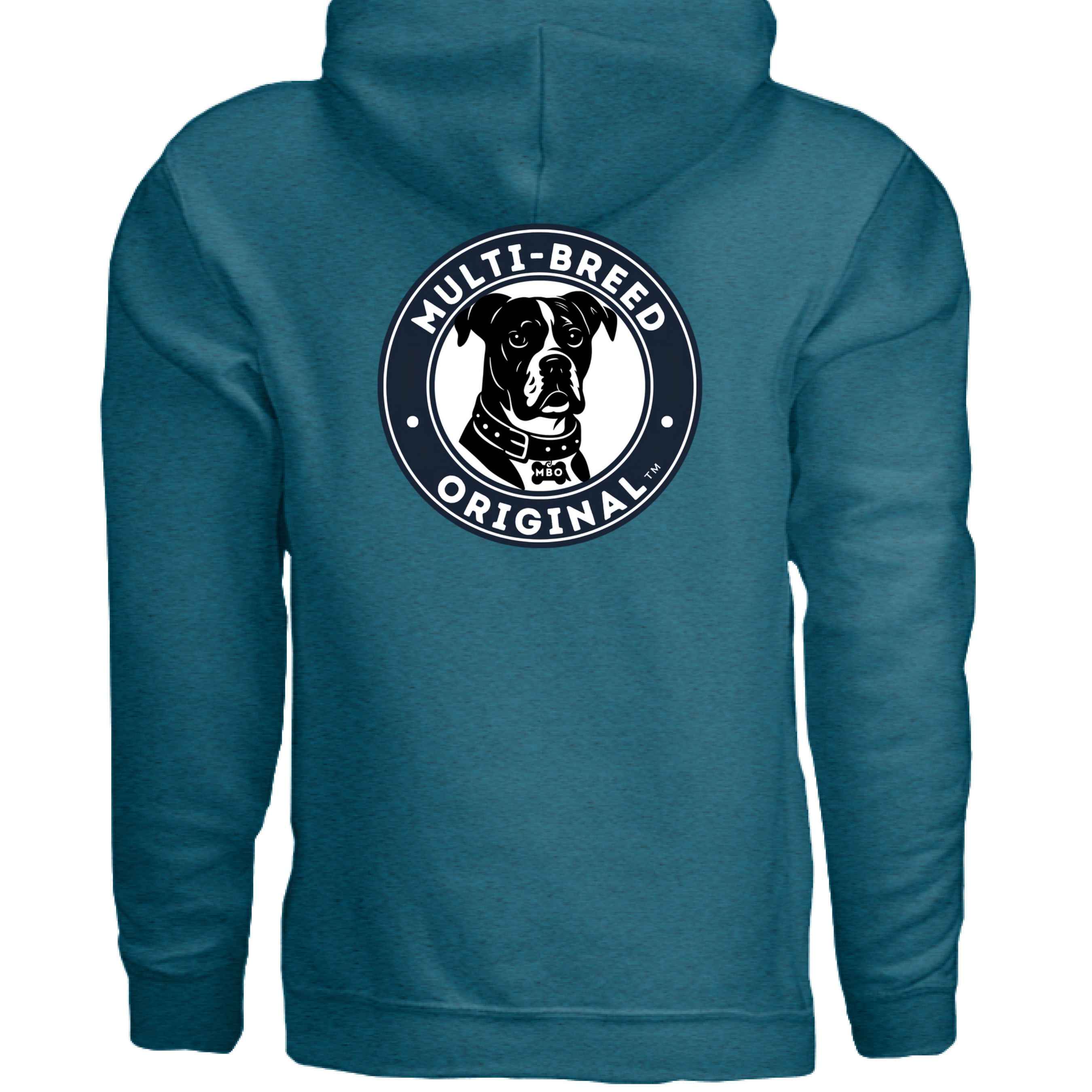 Men's Dog Hoodie - Cozy Fleece Graphic Print Sweatshirt for Dog Lovers