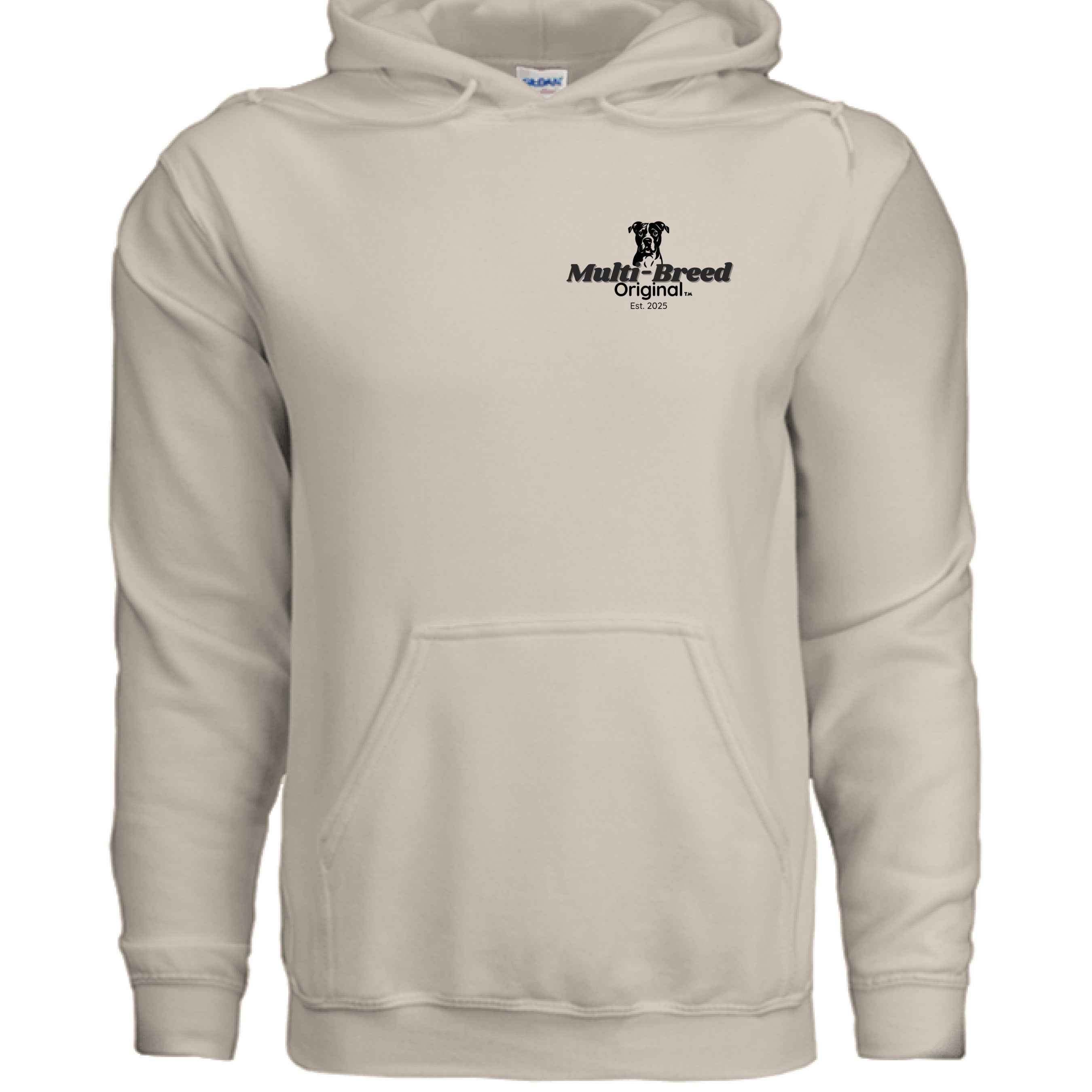 Men's Dog Hoodie - Cozy Fleece Graphic Print Sweatshirt for Dog Lovers