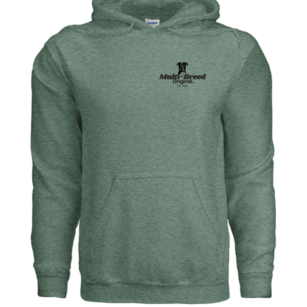 Men's Dog Hoodie - Cozy Fleece Graphic Print Sweatshirt for Dog Lovers