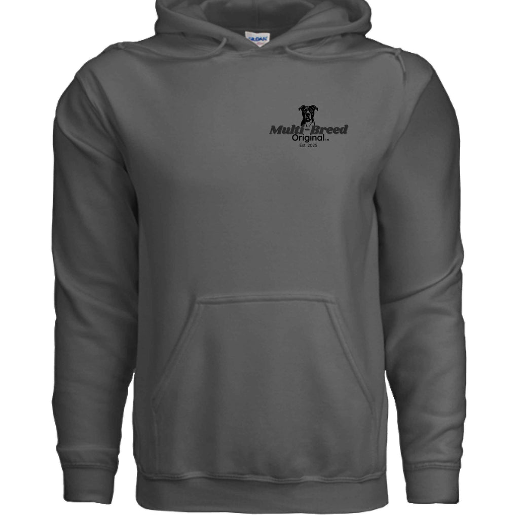 Men's Dog Hoodie - Cozy Fleece Graphic Print Sweatshirt for Dog Lovers