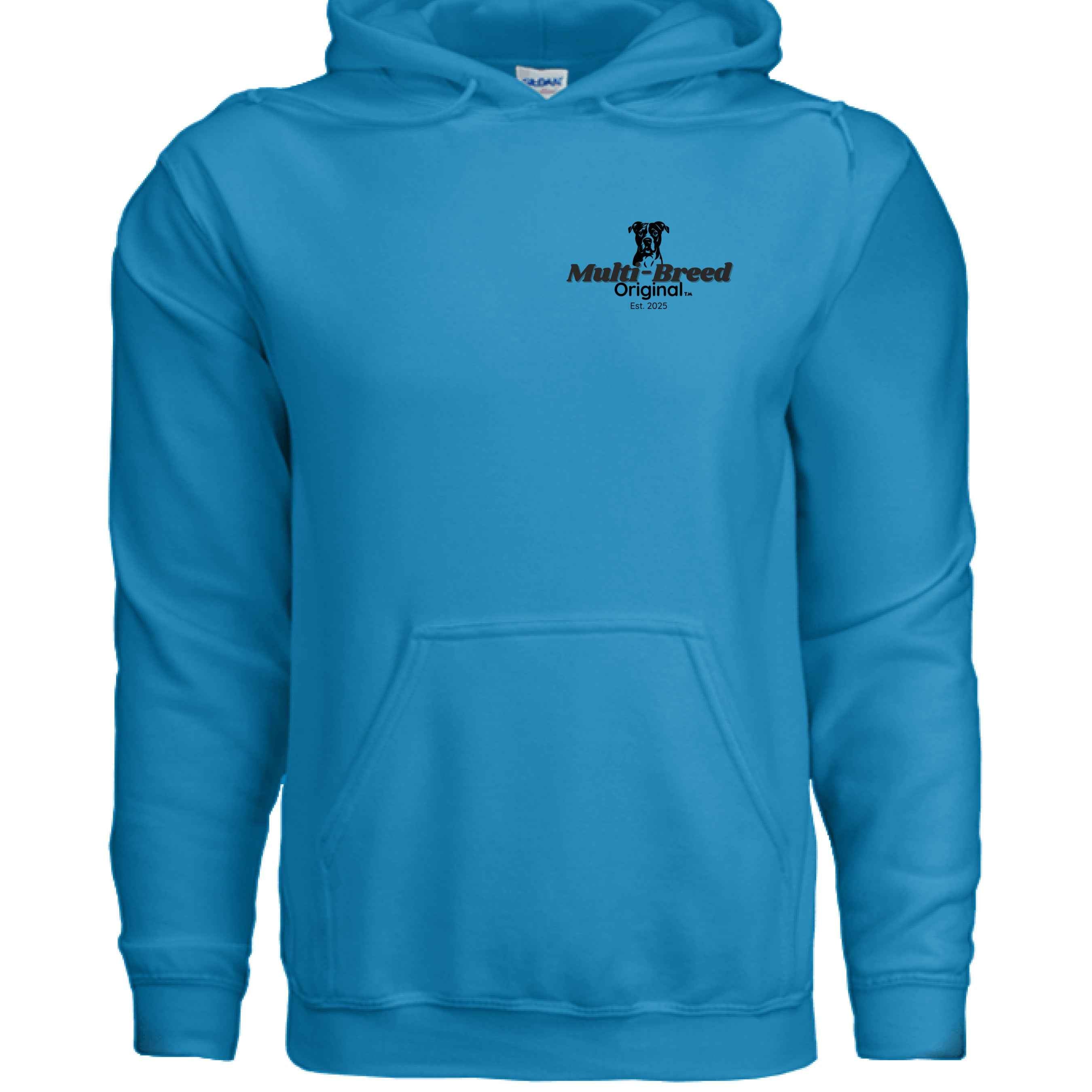 Men's Dog Hoodie - Cozy Fleece Graphic Print Sweatshirt for Dog Lovers