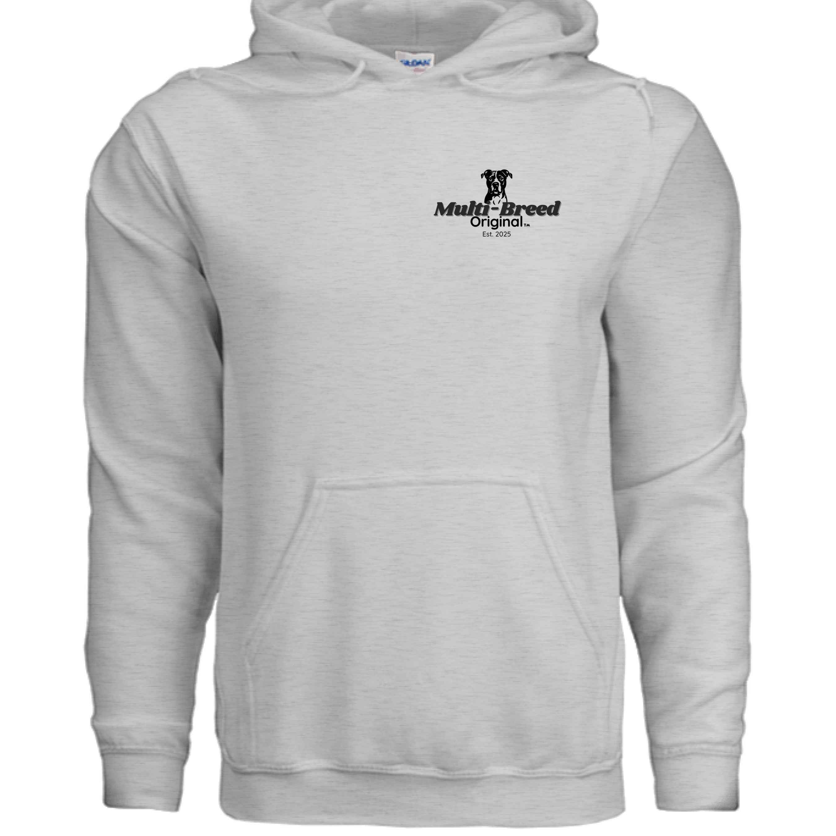 Men's Dog Hoodie - Cozy Fleece Graphic Print Sweatshirt for Dog Lovers