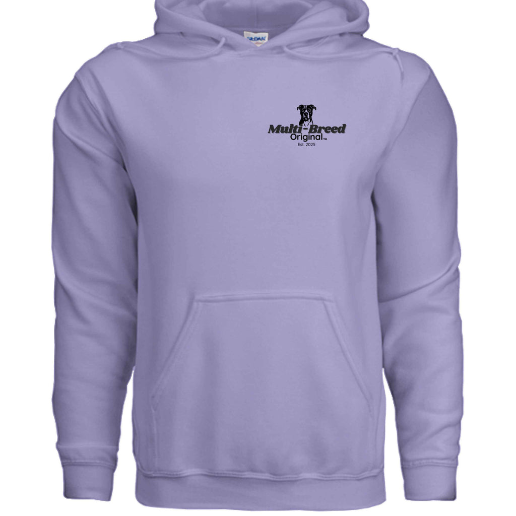 Men's Dog Hoodie - Cozy Fleece Graphic Print Sweatshirt for Dog Lovers
