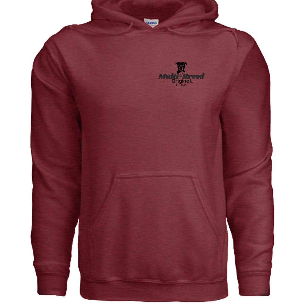 Men's Dog Hoodie - Cozy Fleece Graphic Print Sweatshirt for Dog Lovers