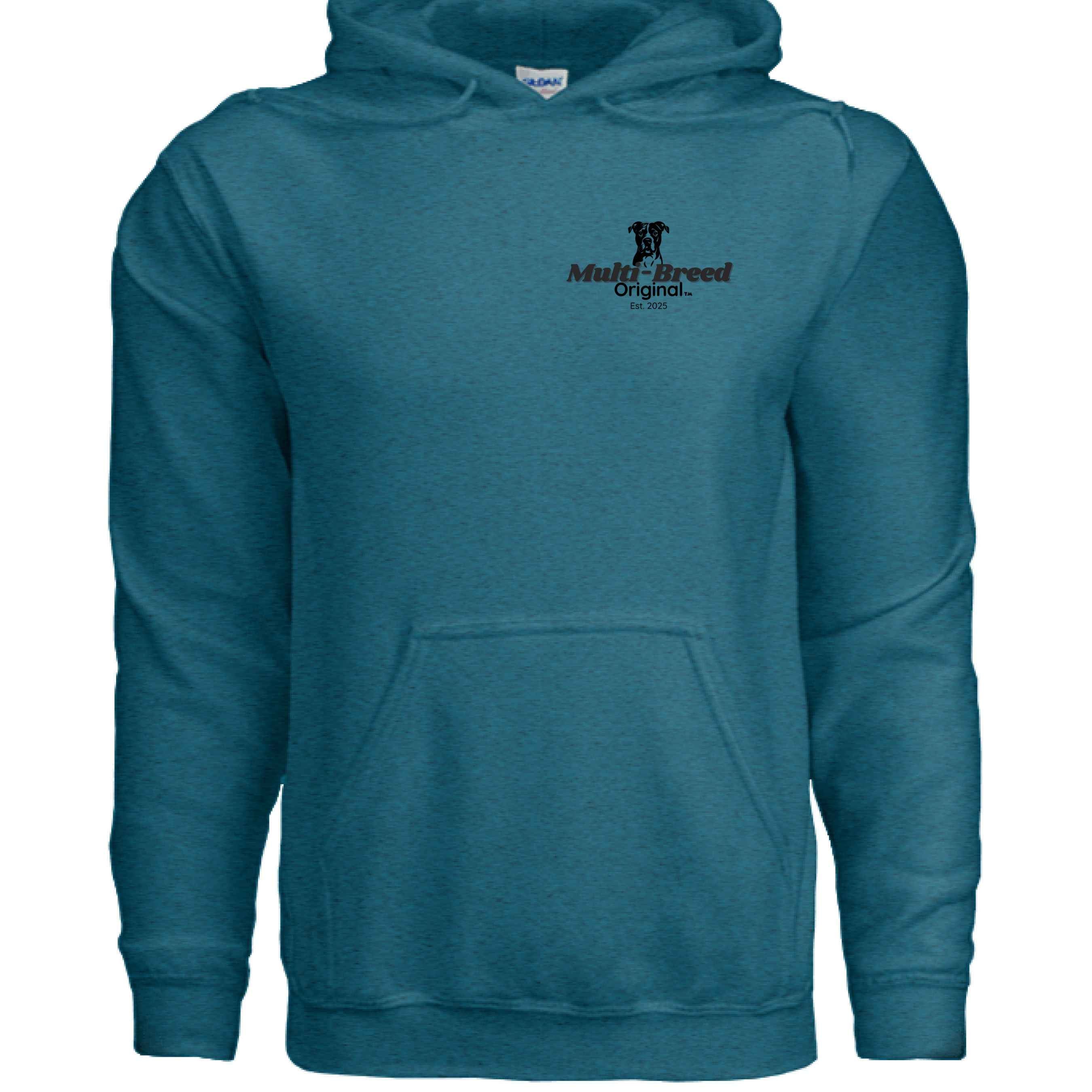 Men's Dog Hoodie - Cozy Fleece Graphic Print Sweatshirt for Dog Lovers