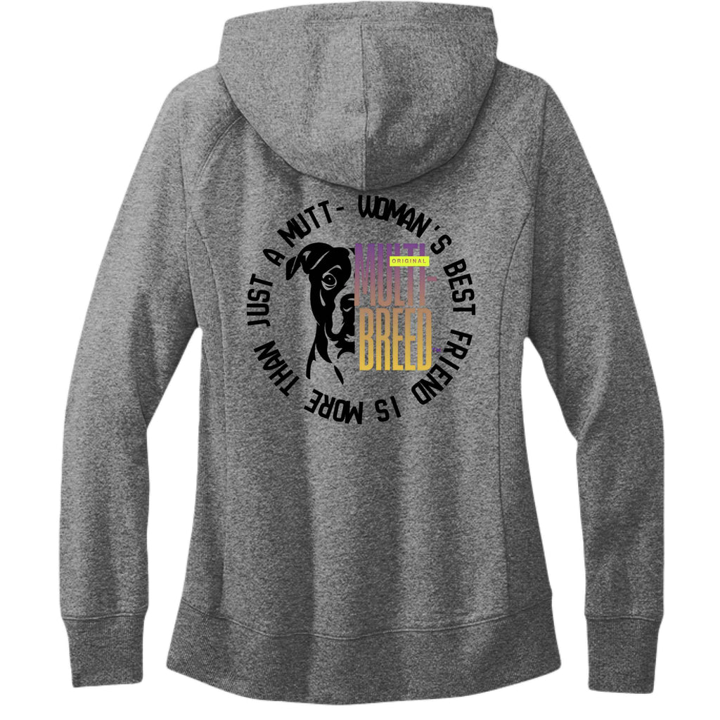 Women's Dog Lover Hoodie - Multi-Color Graphic Print Cozy Fleece Sweatshirt