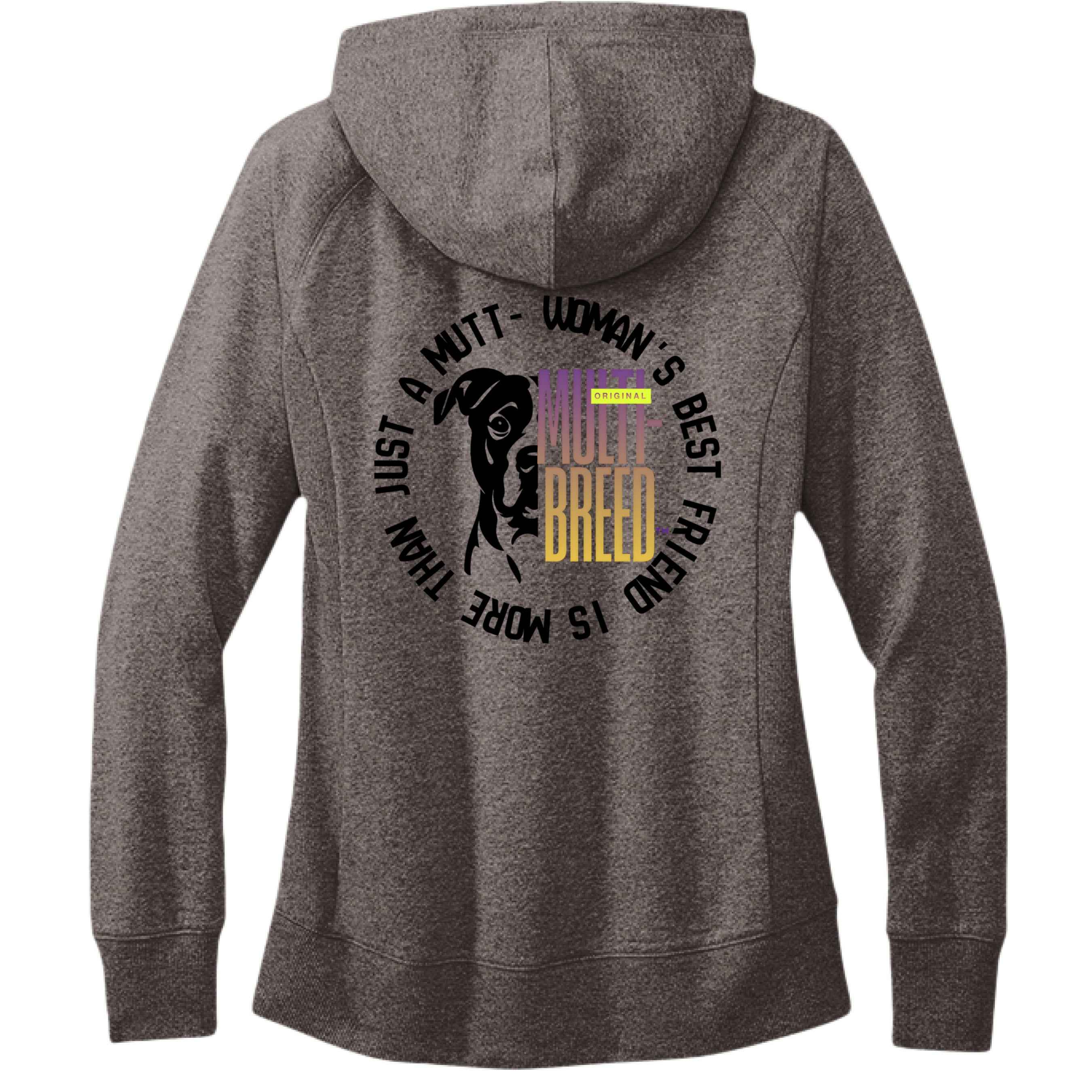 Women's Dog Lover Hoodie - Multi-Color Graphic Print Cozy Fleece Sweatshirt