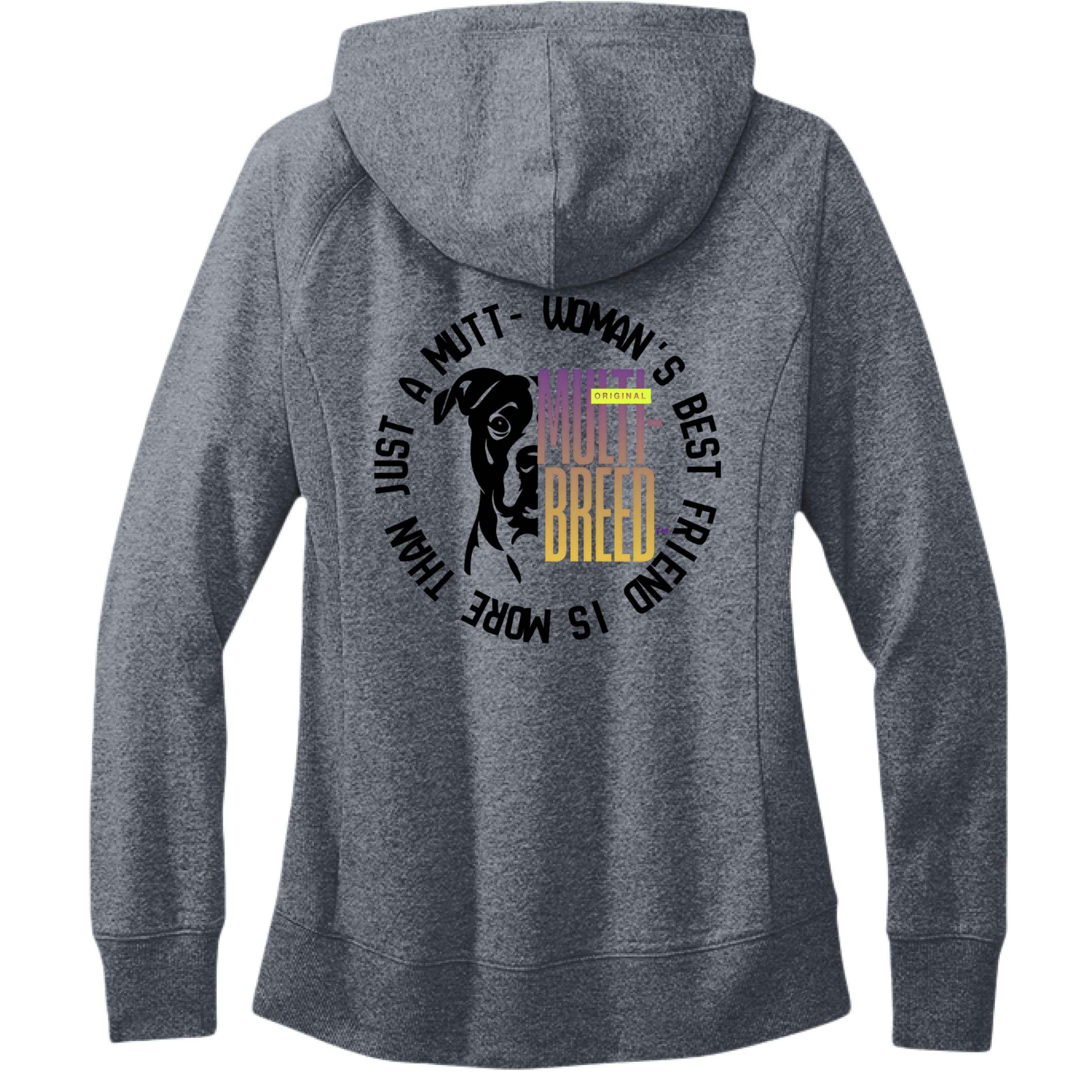 Women's Dog Lover Hoodie - Multi-Color Graphic Print Cozy Fleece Sweatshirt