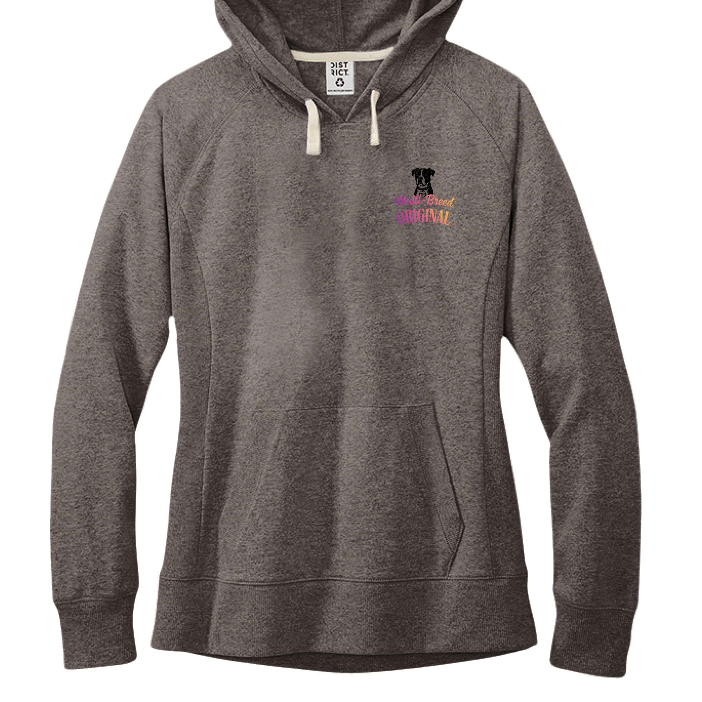 Women's Dog Lover Hoodie - Multi-Color Graphic Print Cozy Fleece Sweatshirt