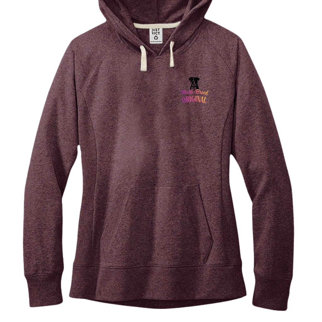 Women's Dog Lover Hoodie - Multi-Color Graphic Print Cozy Fleece Sweatshirt