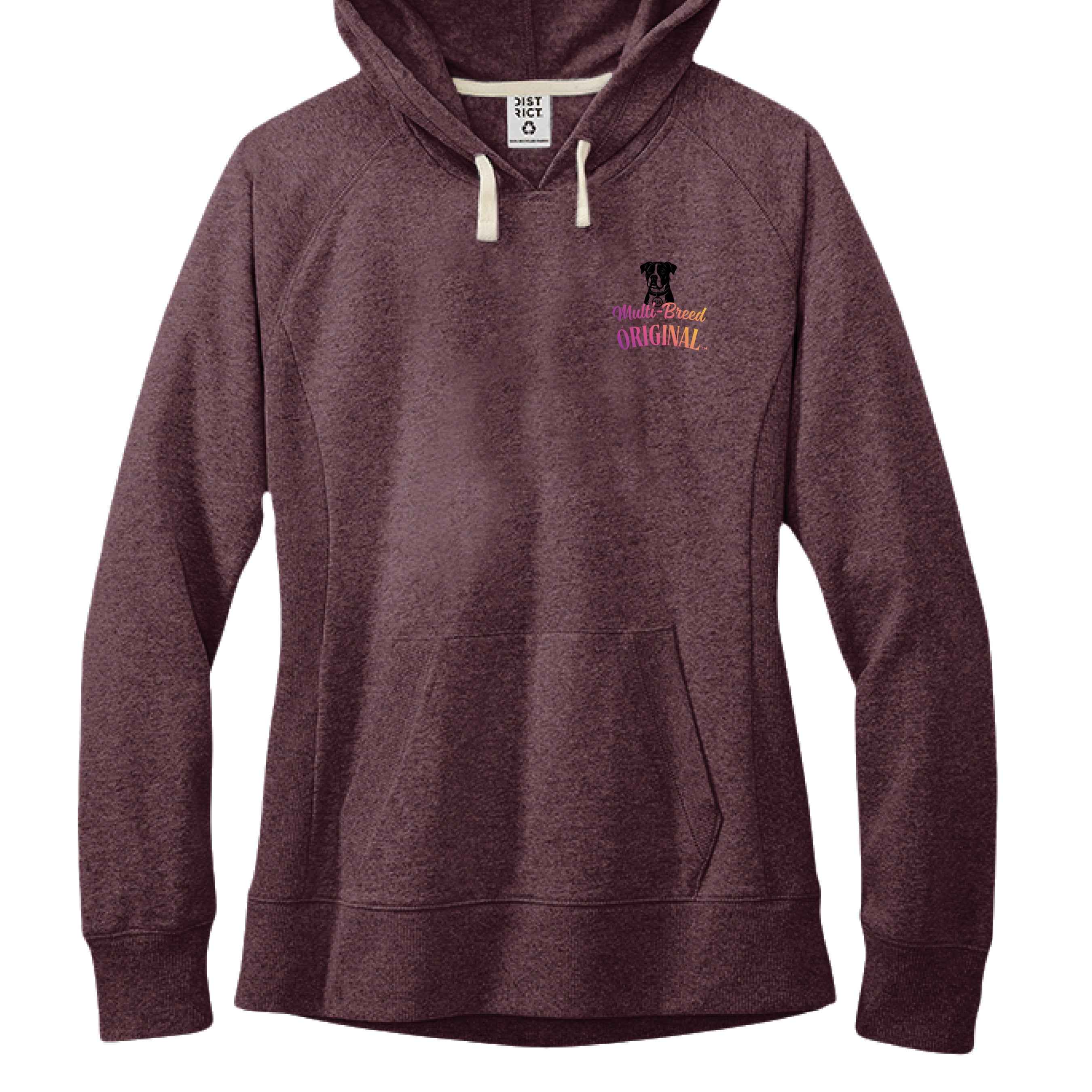 Women's Dog Lover Hoodie - Multi-Color Graphic Print Cozy Fleece Sweatshirt