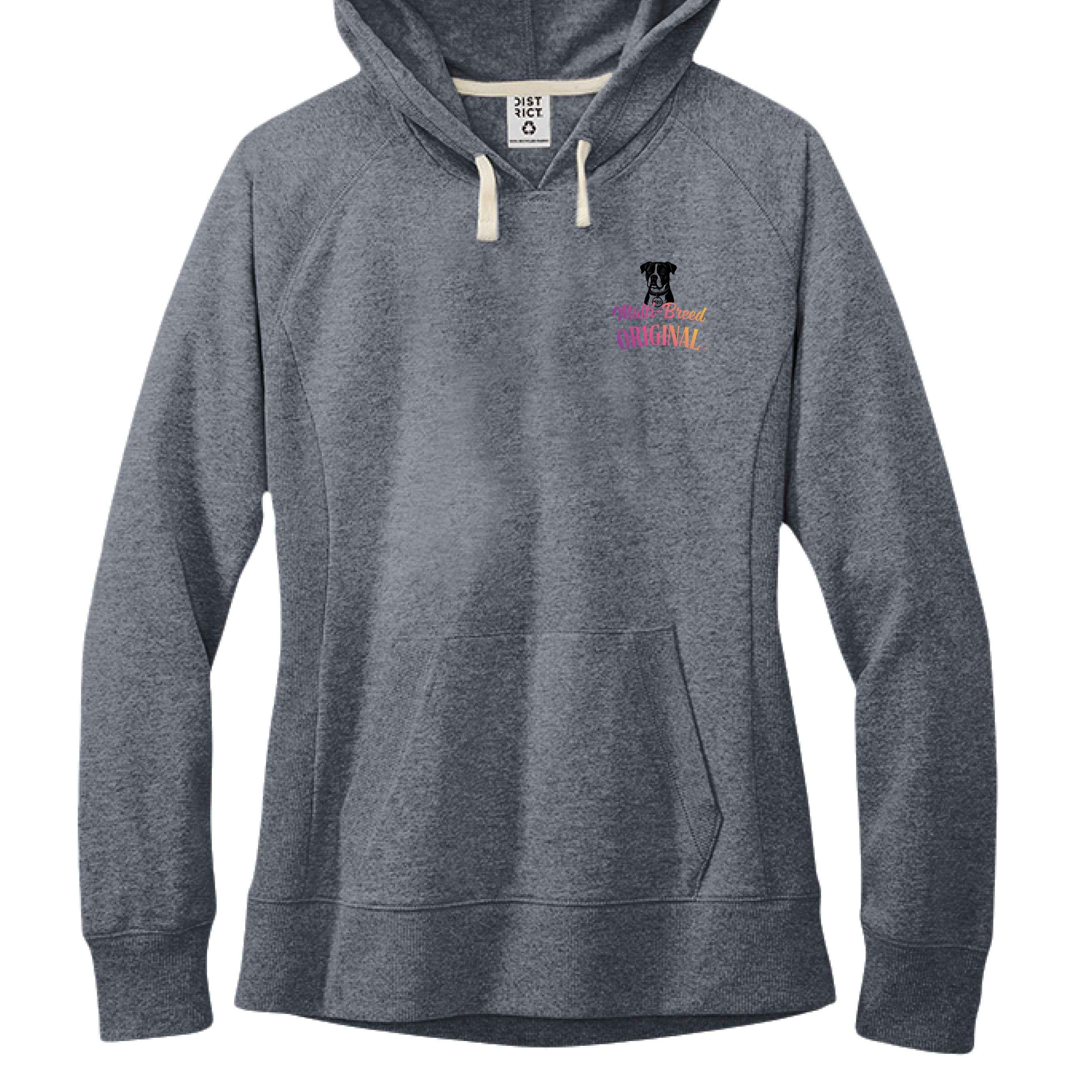 Women's Dog Lover Hoodie - Multi-Color Graphic Print Cozy Fleece Sweatshirt