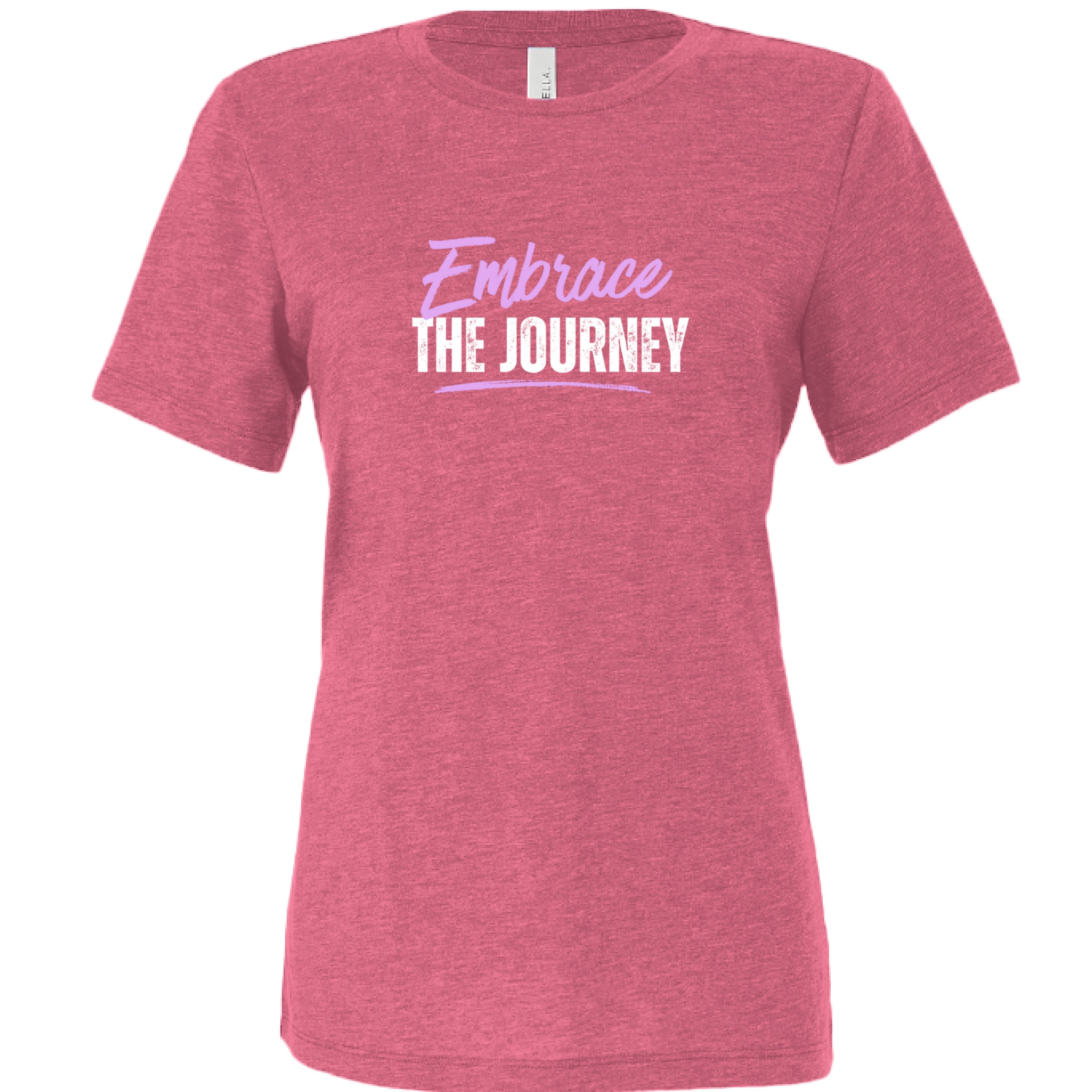 Char Pink Triblend - FRONT
