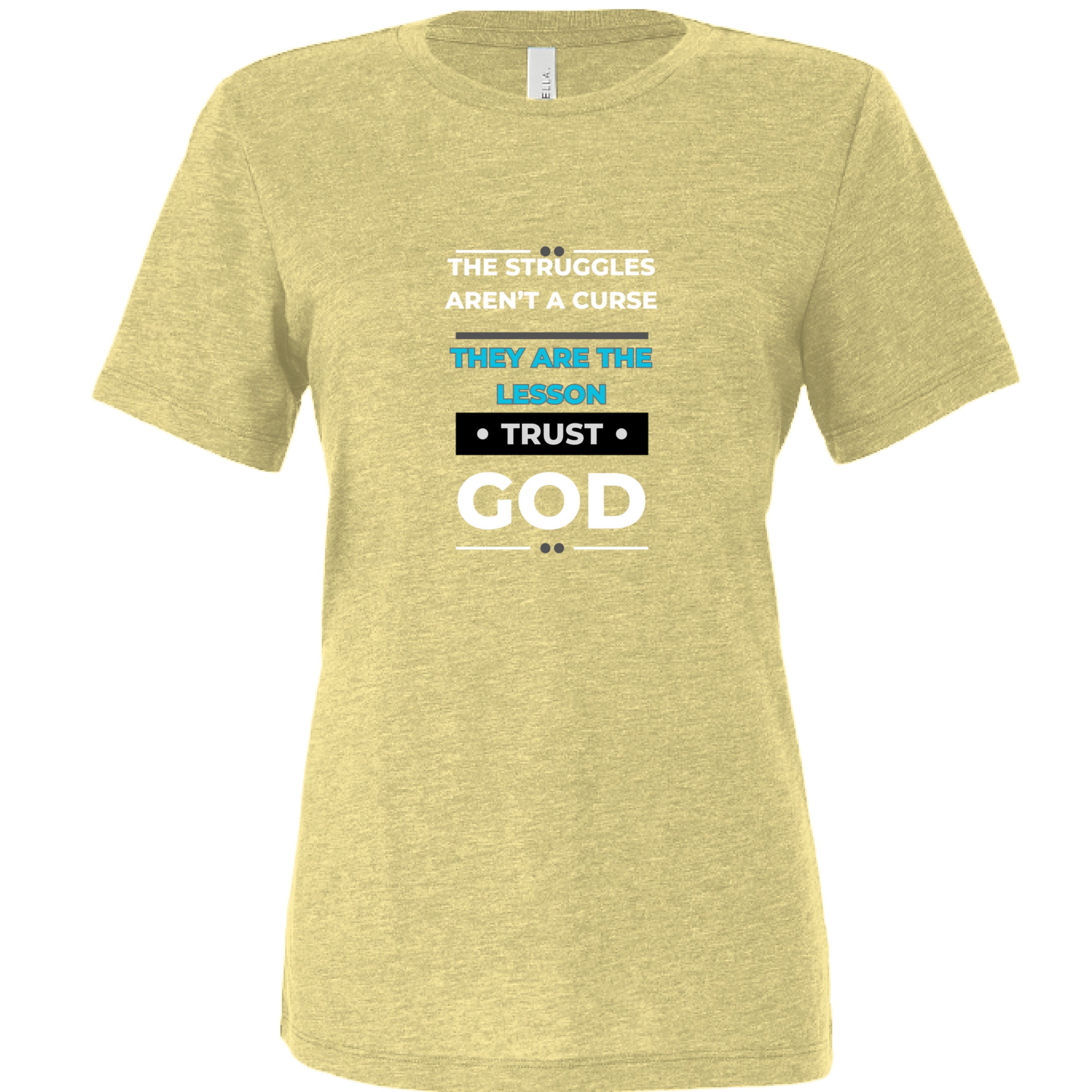 Pale Yellow Triblend - FRONT