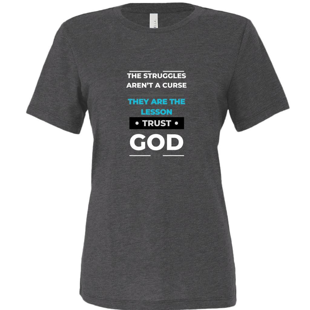 Solid Dark Grey Triblend - FRONT
