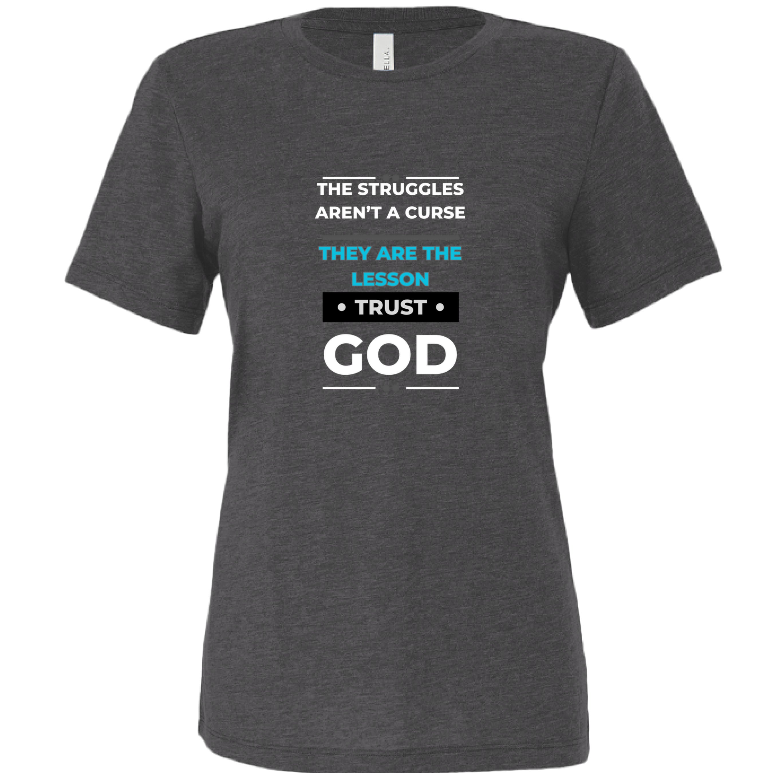 Solid Dark Grey Triblend - FRONT