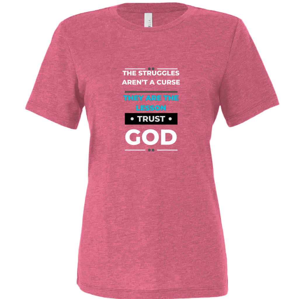 Char Pink Triblend - FRONT