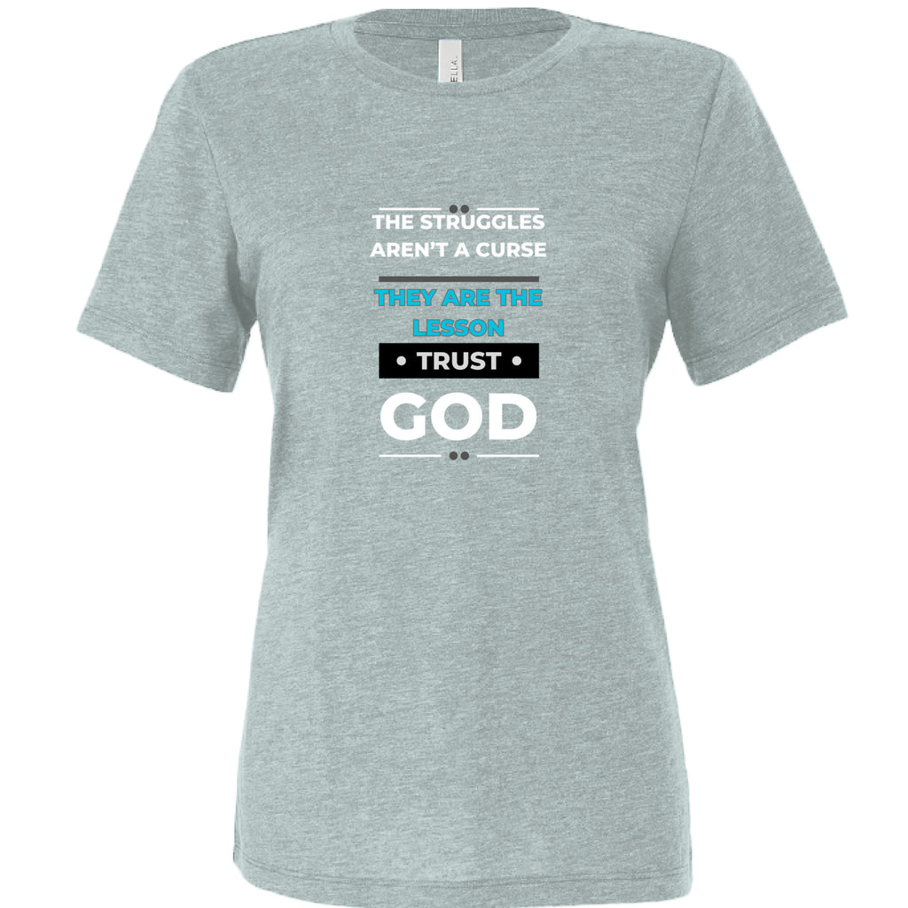 Dusty Blue Triblend - FRONT
