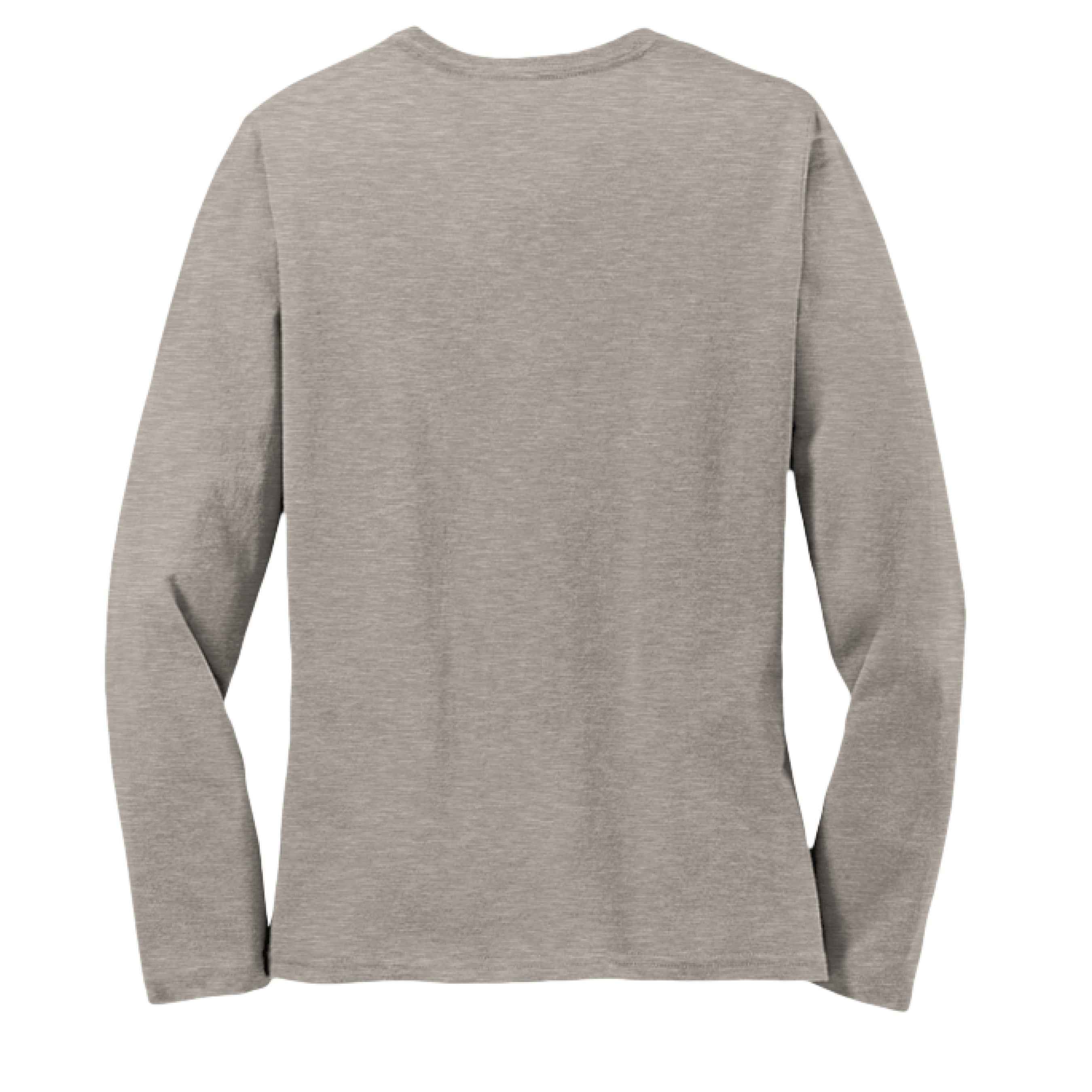 Women's Gradient Dog Long-Sleeve T-Shirt | Premium Cotton Tee