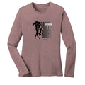 Women's Gradient Dog Long-Sleeve T-Shirt | Premium Cotton Tee