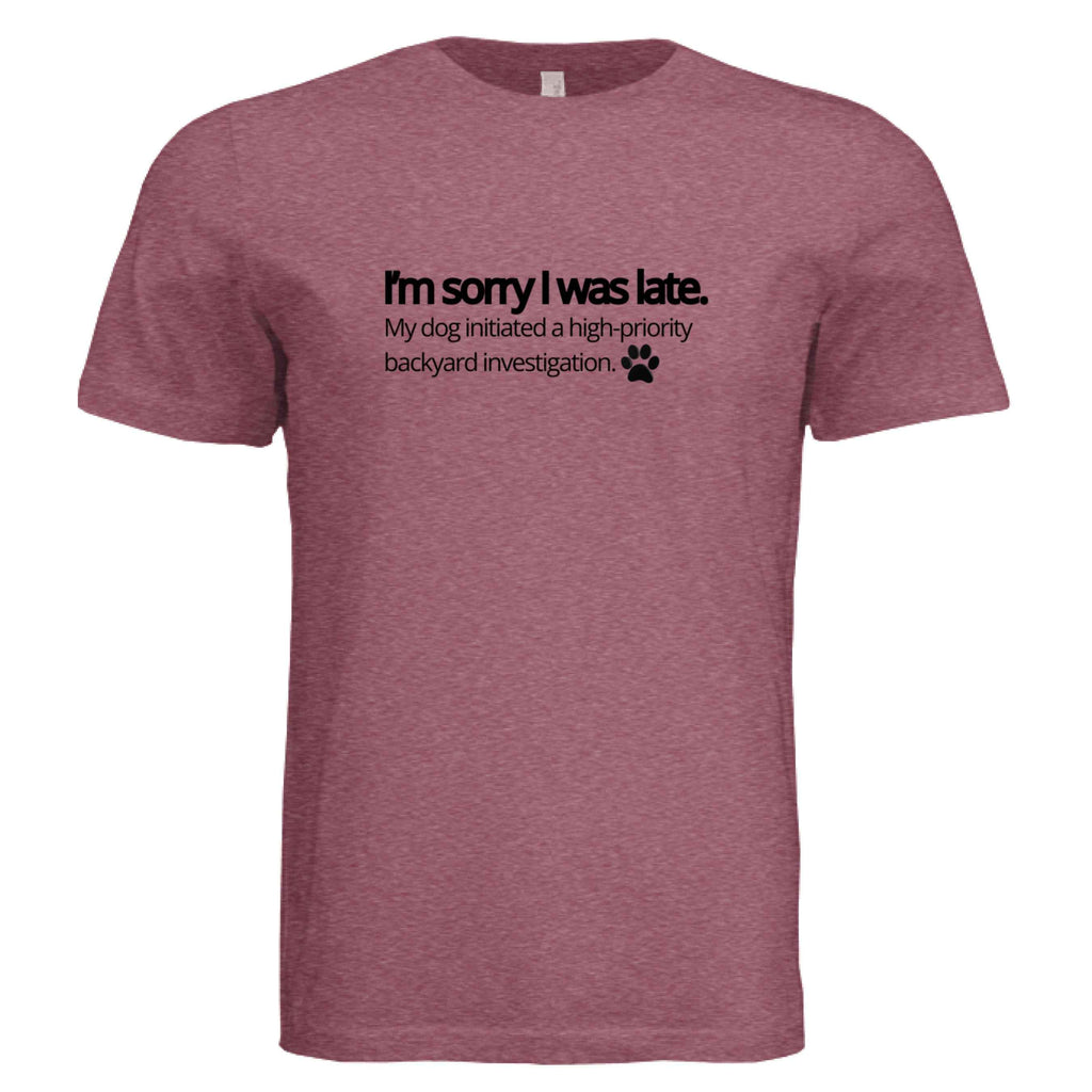 Men's Late to Meeting Triblend T-Shirt