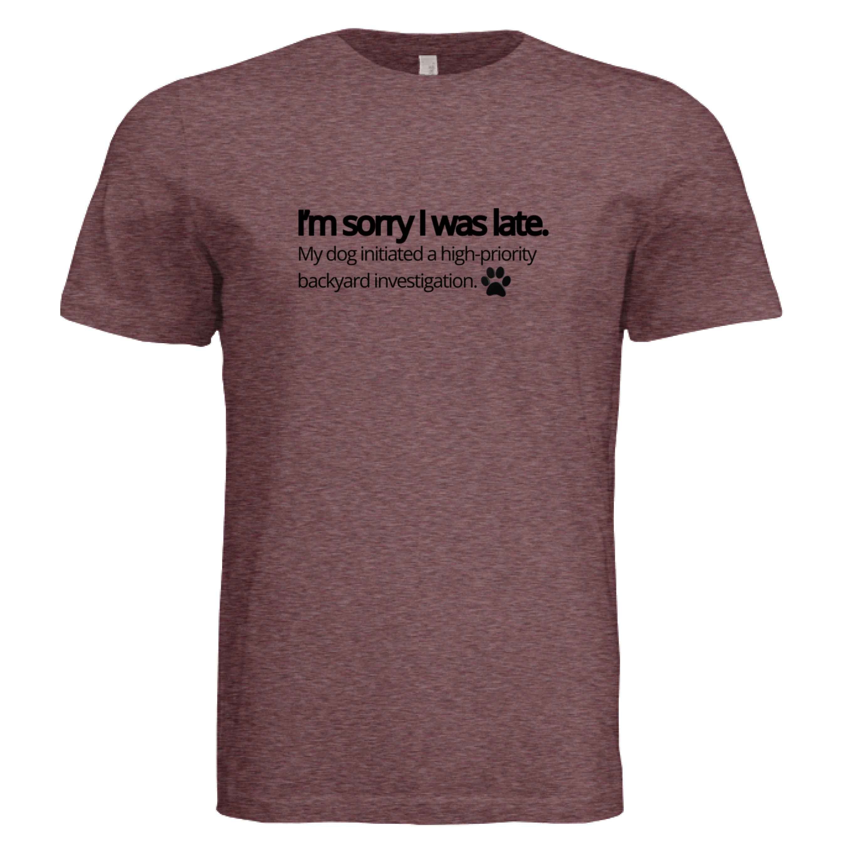 Men's Late to Meeting Triblend T-Shirt