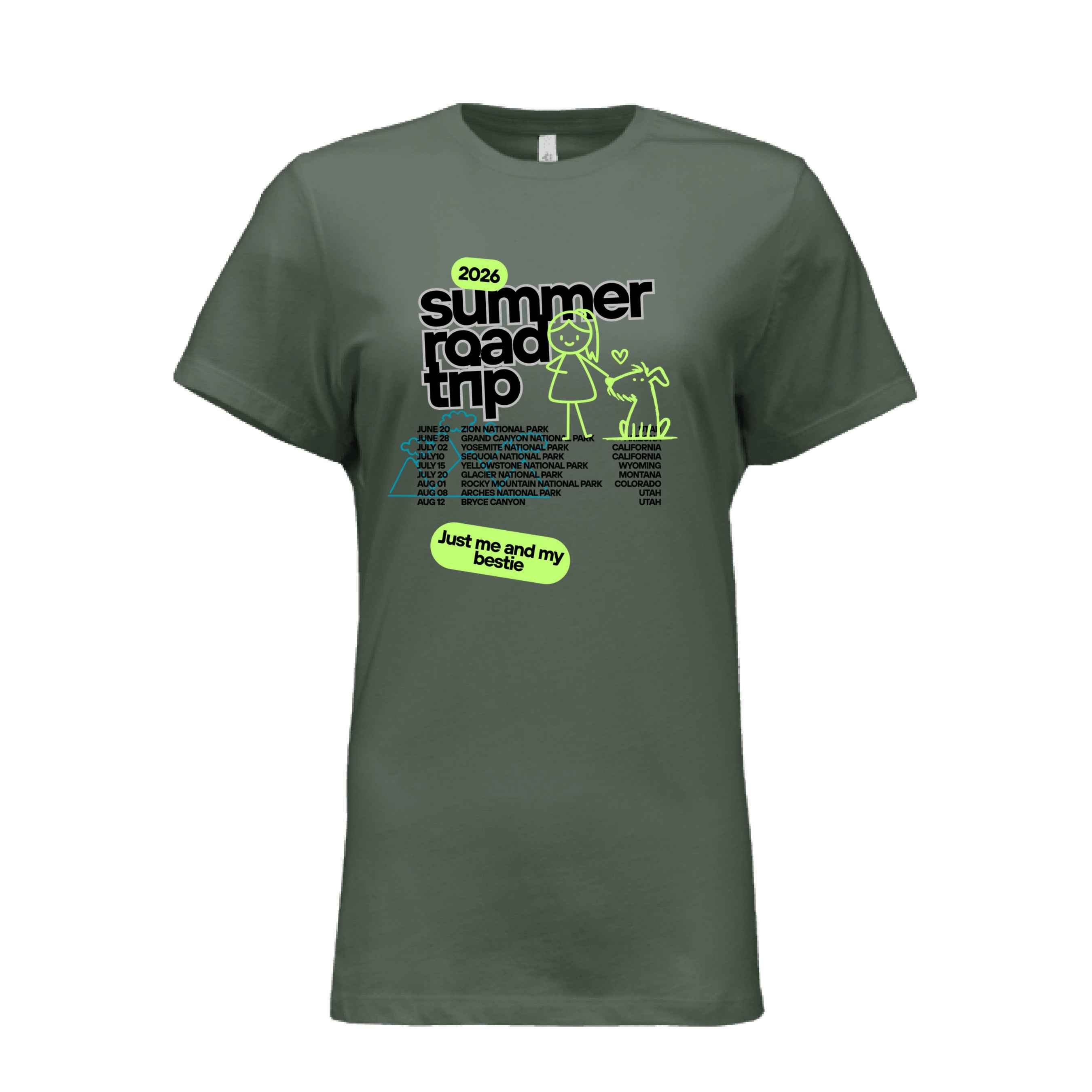 Women's Trippin' With My Dog Relaxed Tee