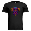 Mens colorful dog